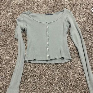 mint green long sleeve